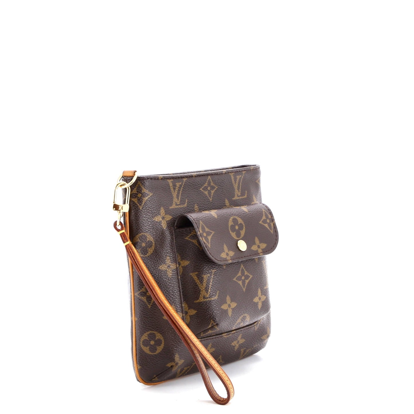 Partition Wristlet Clutch Monogram Canvas