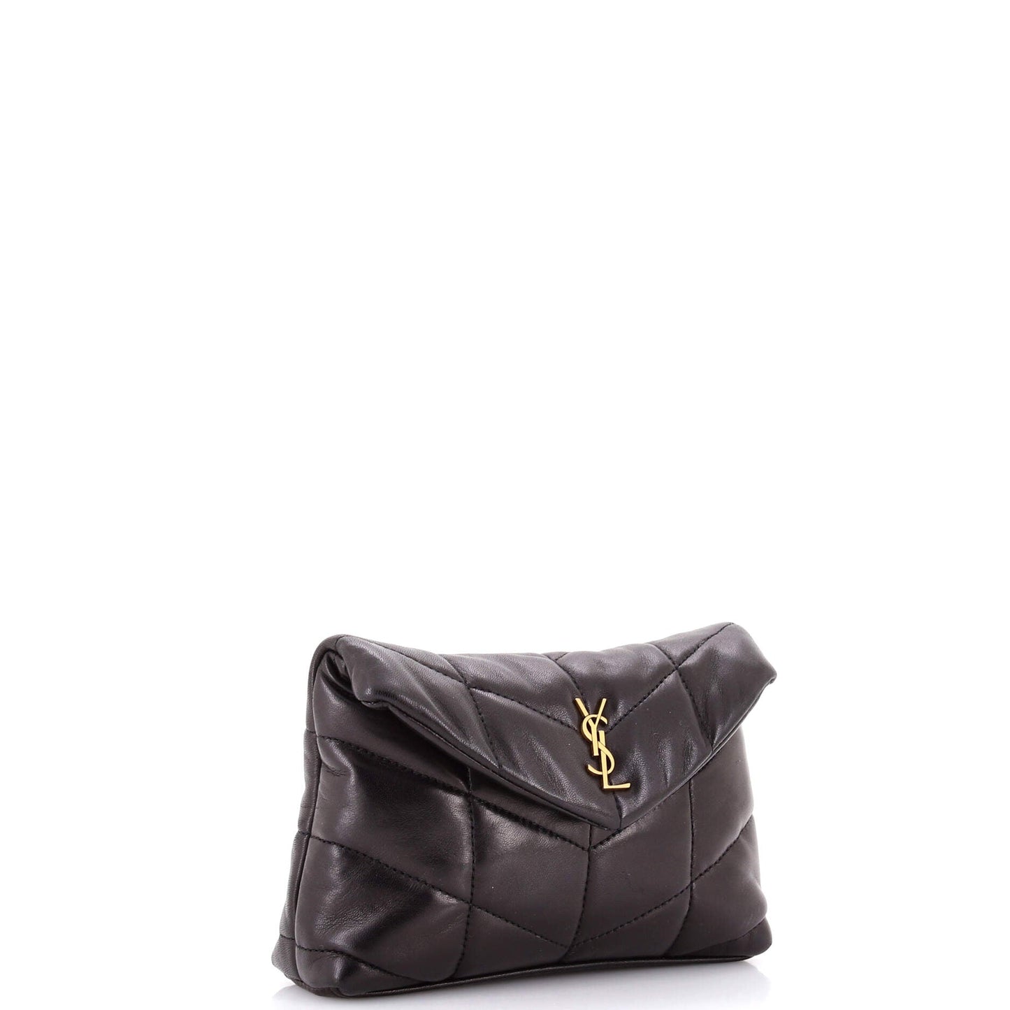 LouLou Puffer Clutch Leather Small