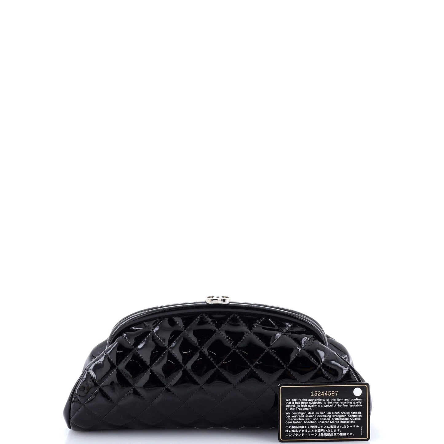 Timeless Clutch Quilted Patent