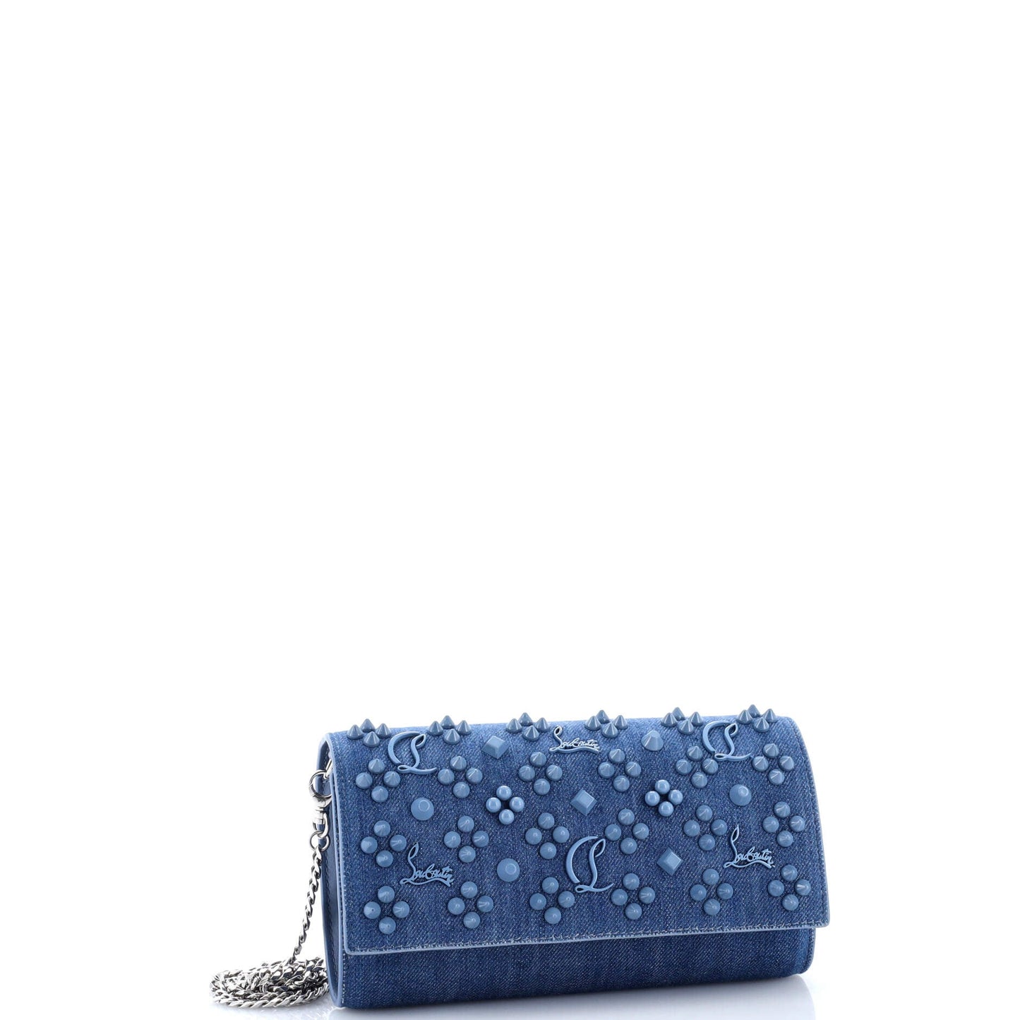 Paloma Wallet on Chain Embellished Denim