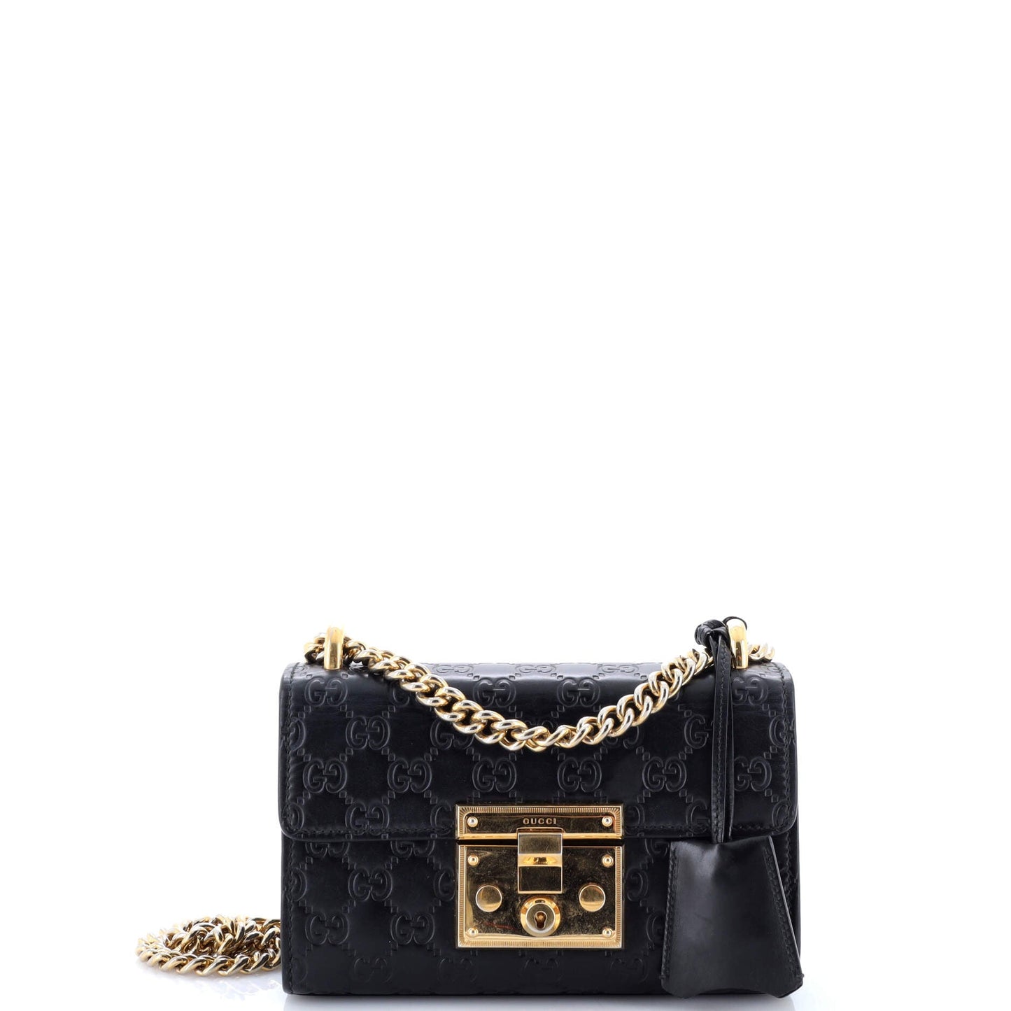 Padlock Shoulder Bag Guccissima Leather Small