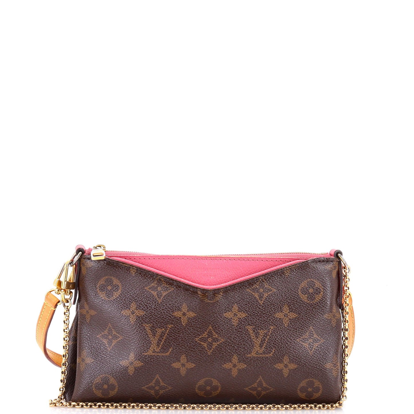 Pallas Clutch Monogram Canvas with Leather