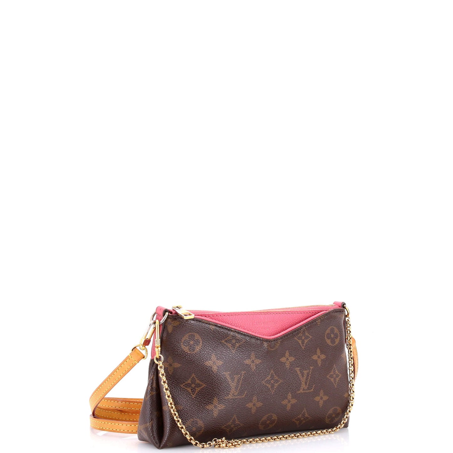 Pallas Clutch Monogram Canvas with Leather