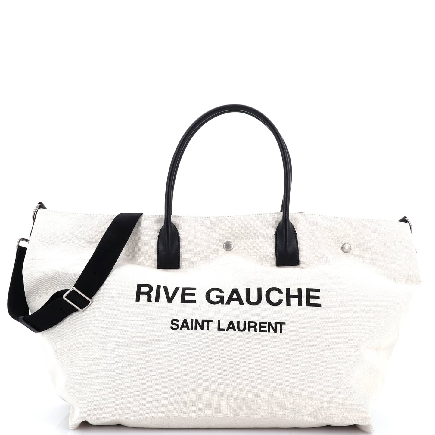 Rive Gauche Shopper Tote Canvas Maxi