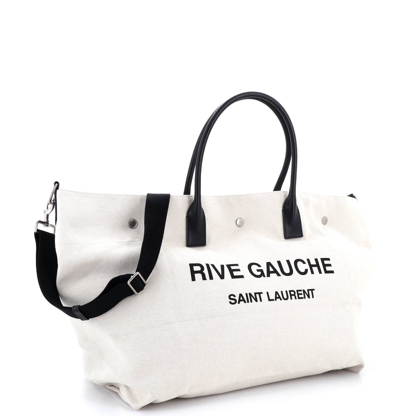Rive Gauche Shopper Tote Canvas Maxi