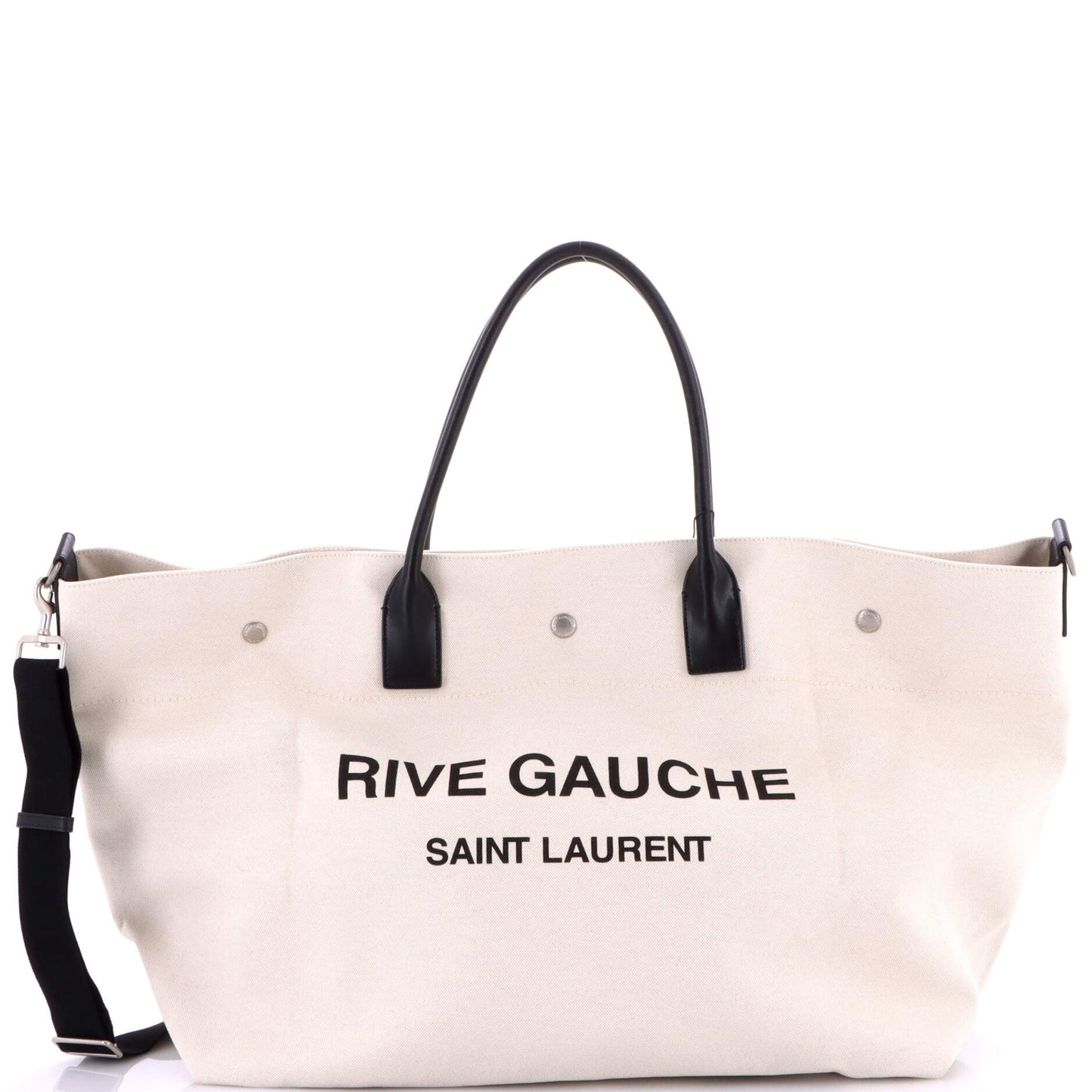 Rive Gauche Shopper Tote Canvas Maxi