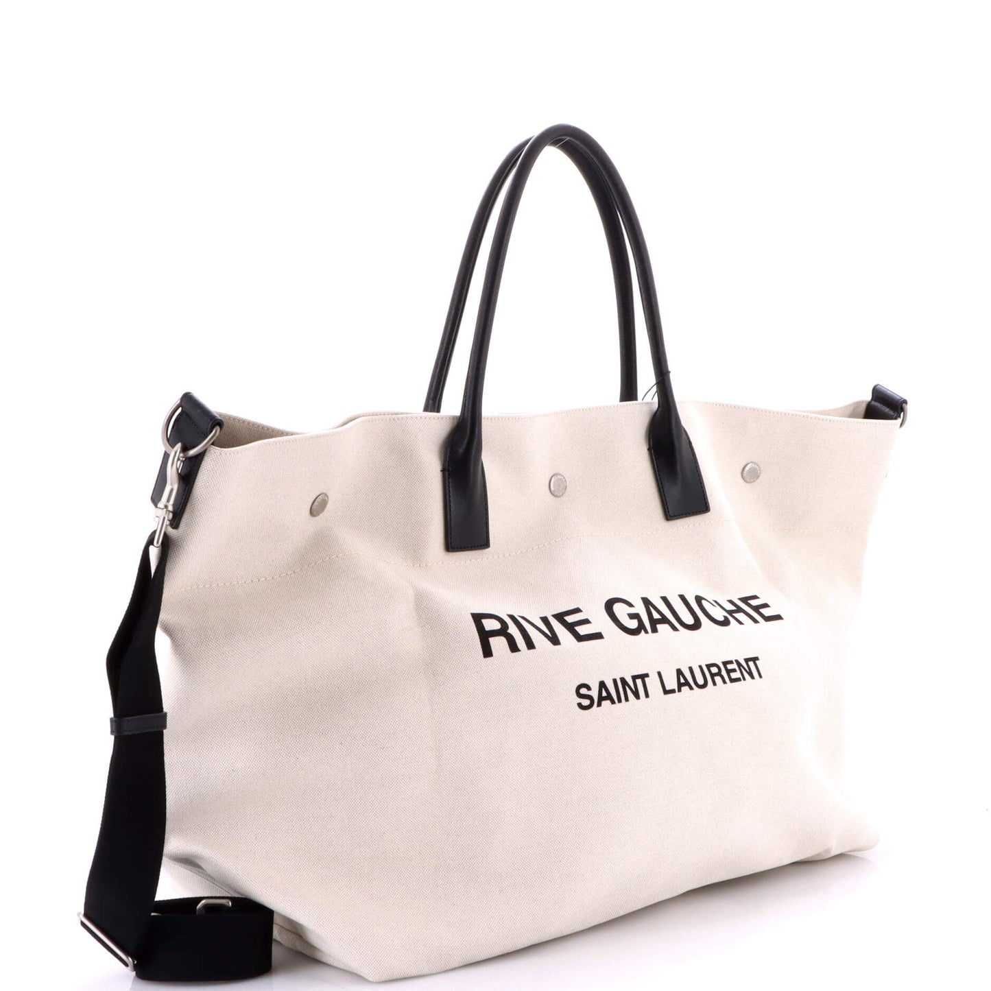 Rive Gauche Shopper Tote Canvas Maxi