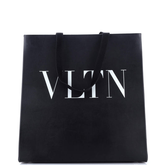VLTN Magnetic Shopper Tote Leather Medium