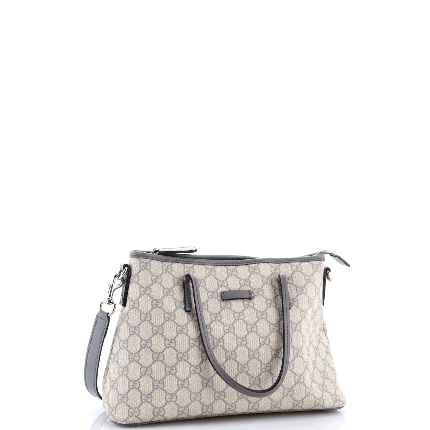 Convertible Zip Tote GG Coated Canvas with Leather Medium