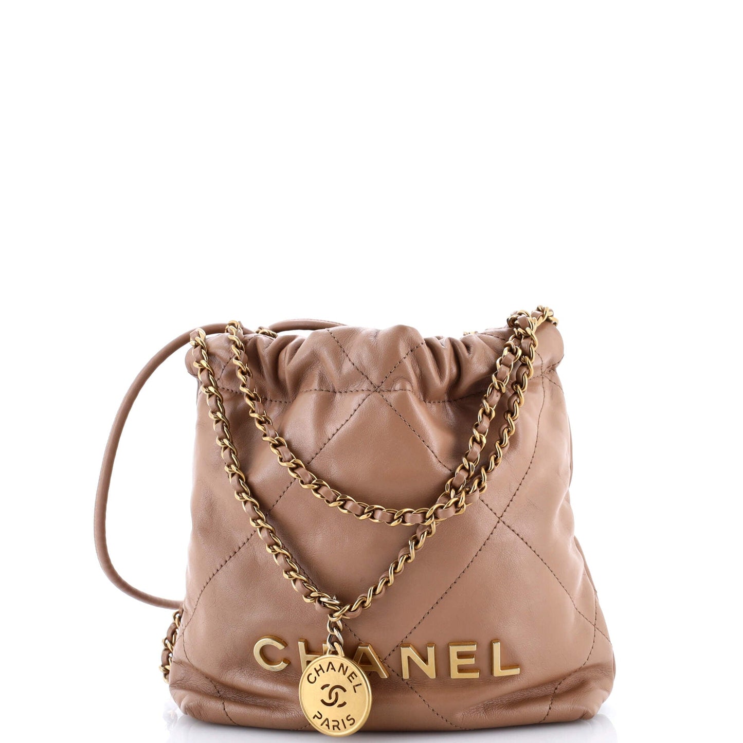 22 Chain Hobo Quilted Calfskin Mini