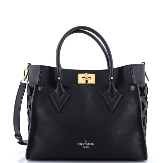 On My Side Tote Monogram Tuffetage Leather MM