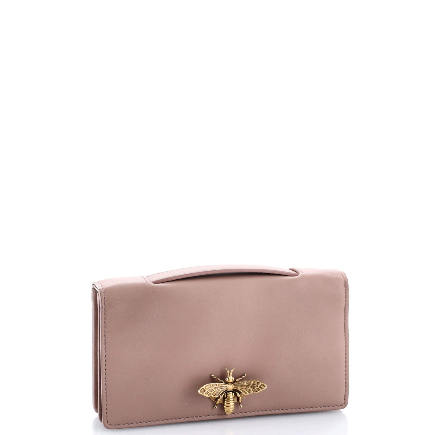 Bee Clutch Leather