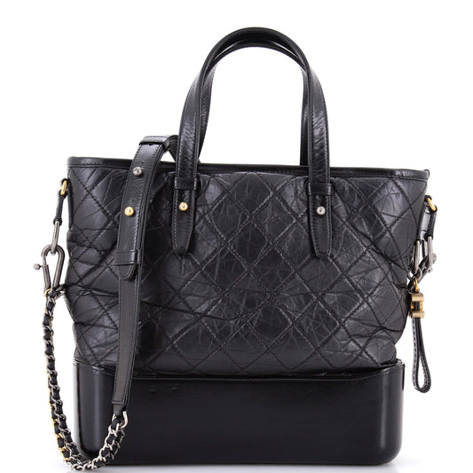 Gabrielle Shopping Tote Quilted Calfskin Medium