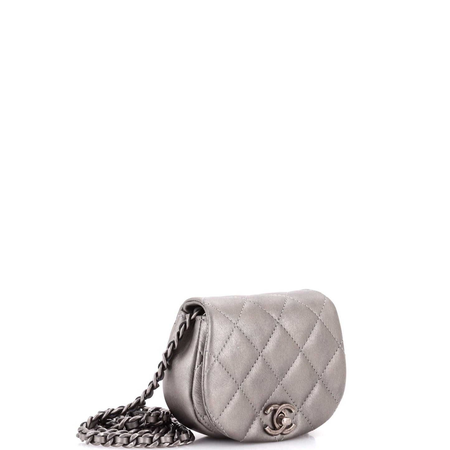 Coco Mail Clutch with Chain Quilted Calfskin Mini