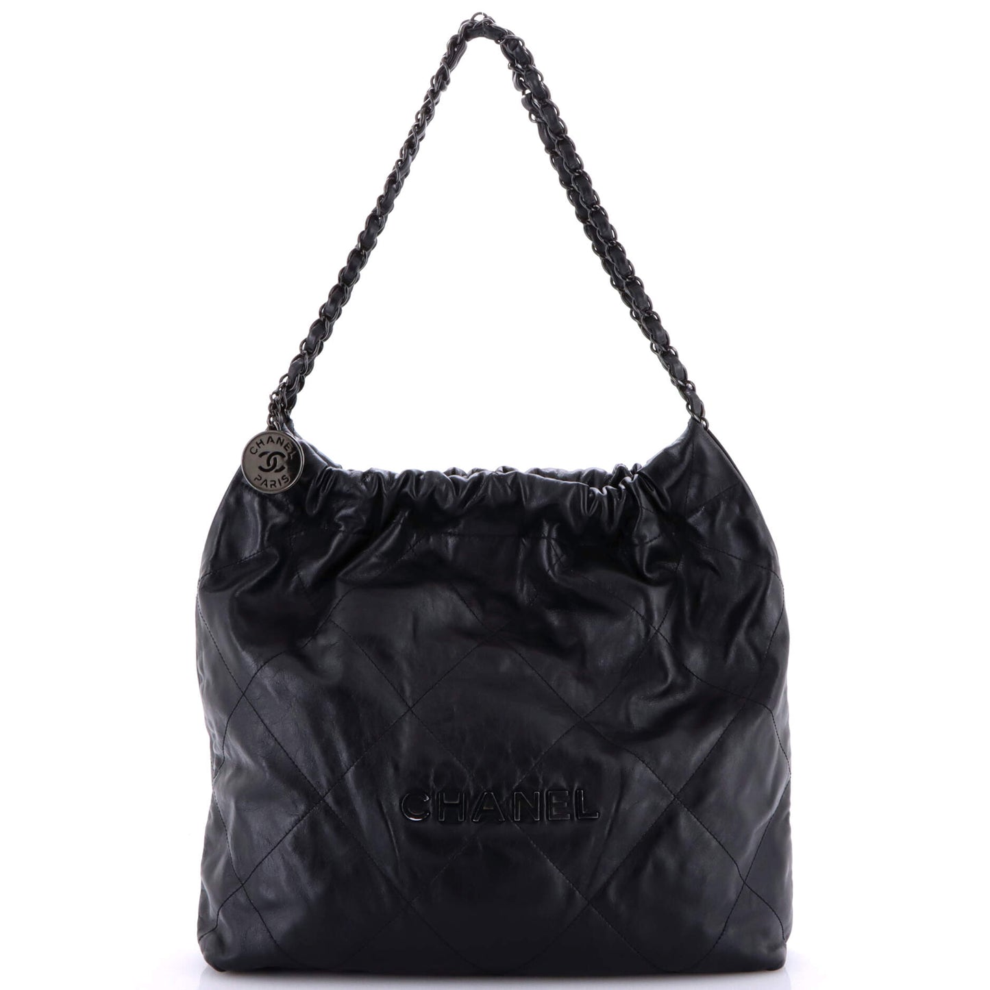 22 Chain Hobo Quilted Calfskin Medium