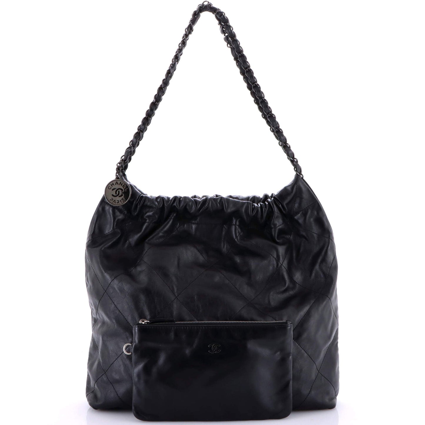 22 Chain Hobo Quilted Calfskin Medium