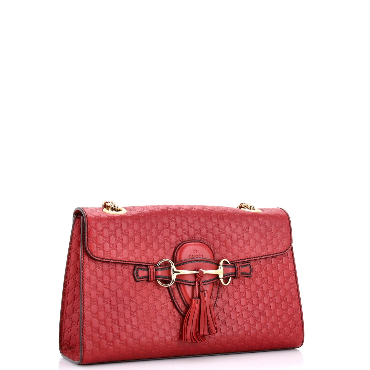 Emily Chain Flap Bag Microguccissima Leather Medium