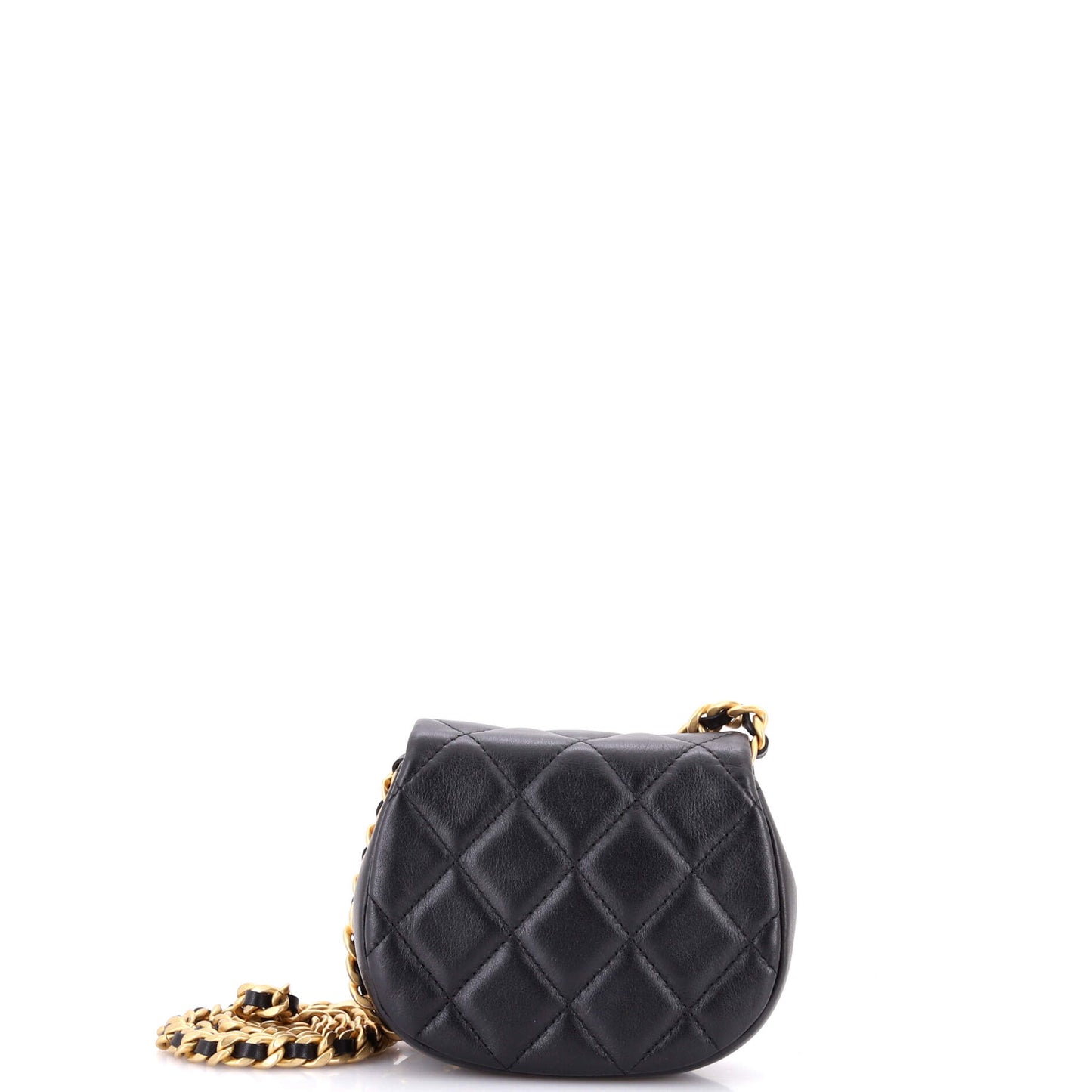 Coco Mail Clutch with Chain Quilted Calfskin Mini
