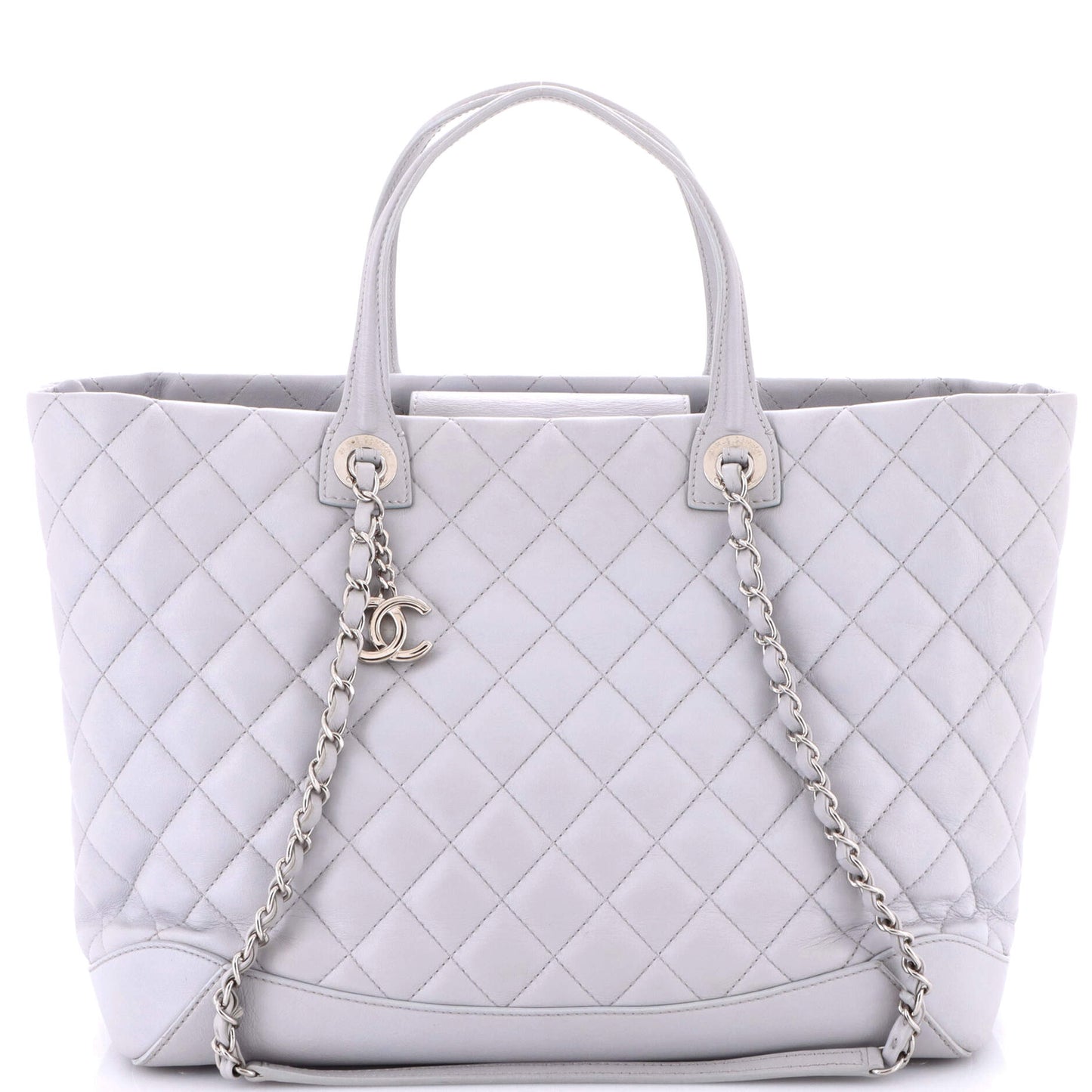 Easy Shopping Tote Quilted Calfskin Large