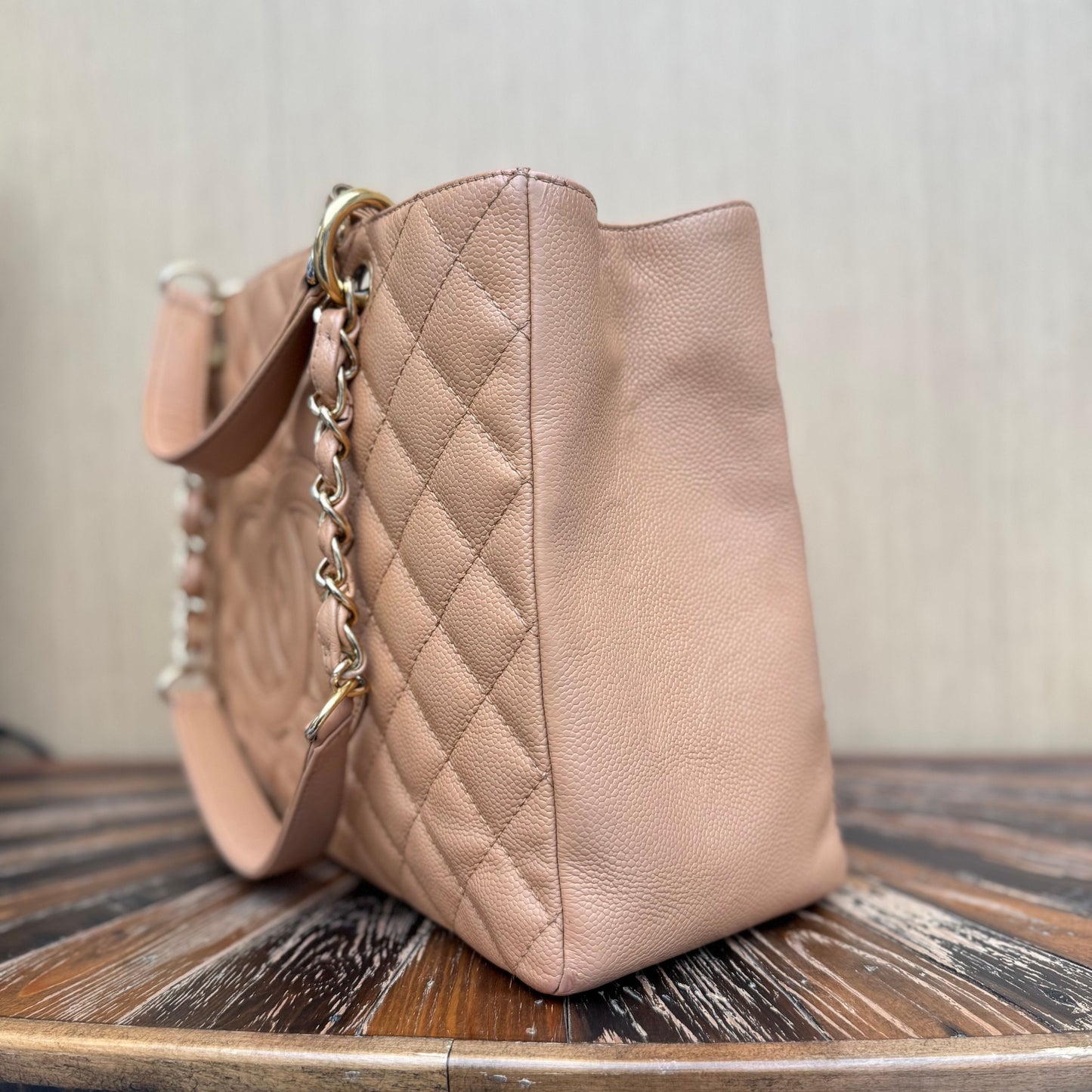 Chanel Double Stitch Boy Tote - Brown Handle Bags, Handbags