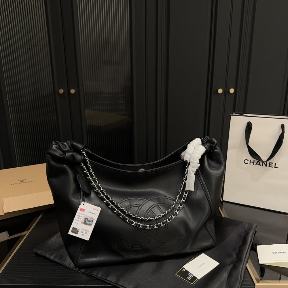 CHANEL TIMELESS CHAIN TOTE BLACK