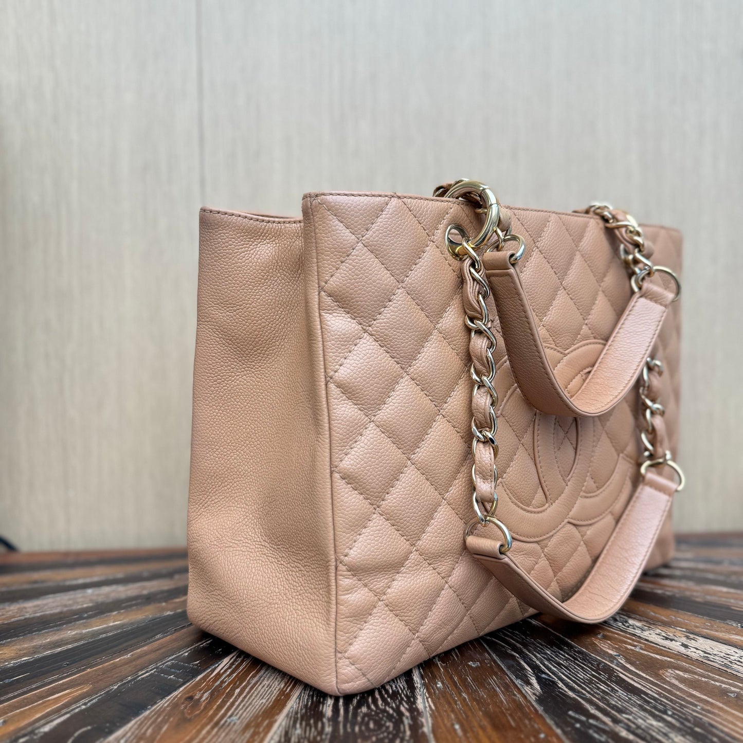 Chanel Double Stitch Boy Tote - Brown Handle Bags, Handbags