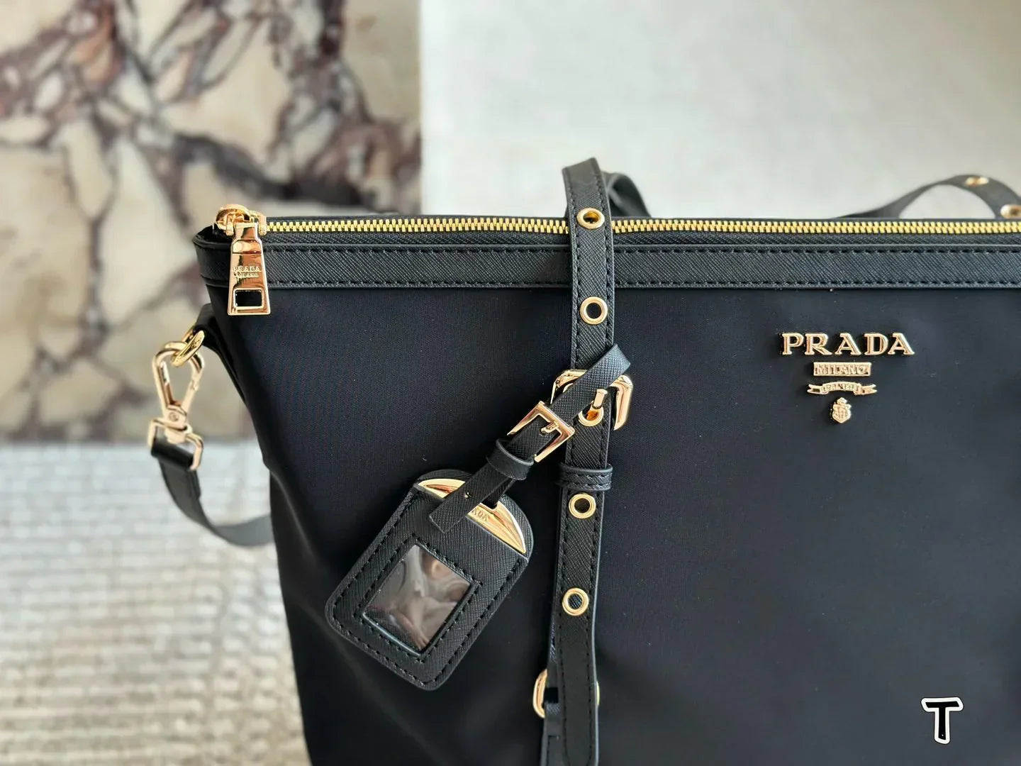 Prada Classic Tote Bag Nylon 35x28cm