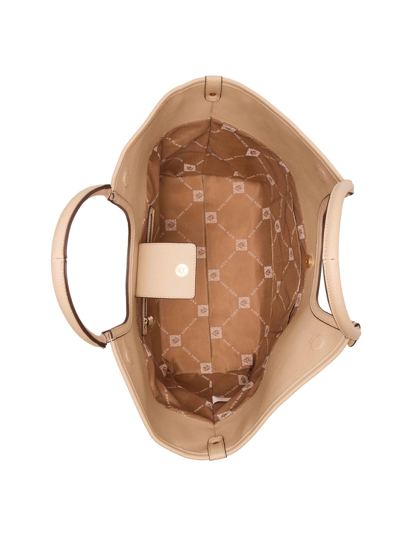 Large Tote with Graphic Tile Lion Logo Pouch