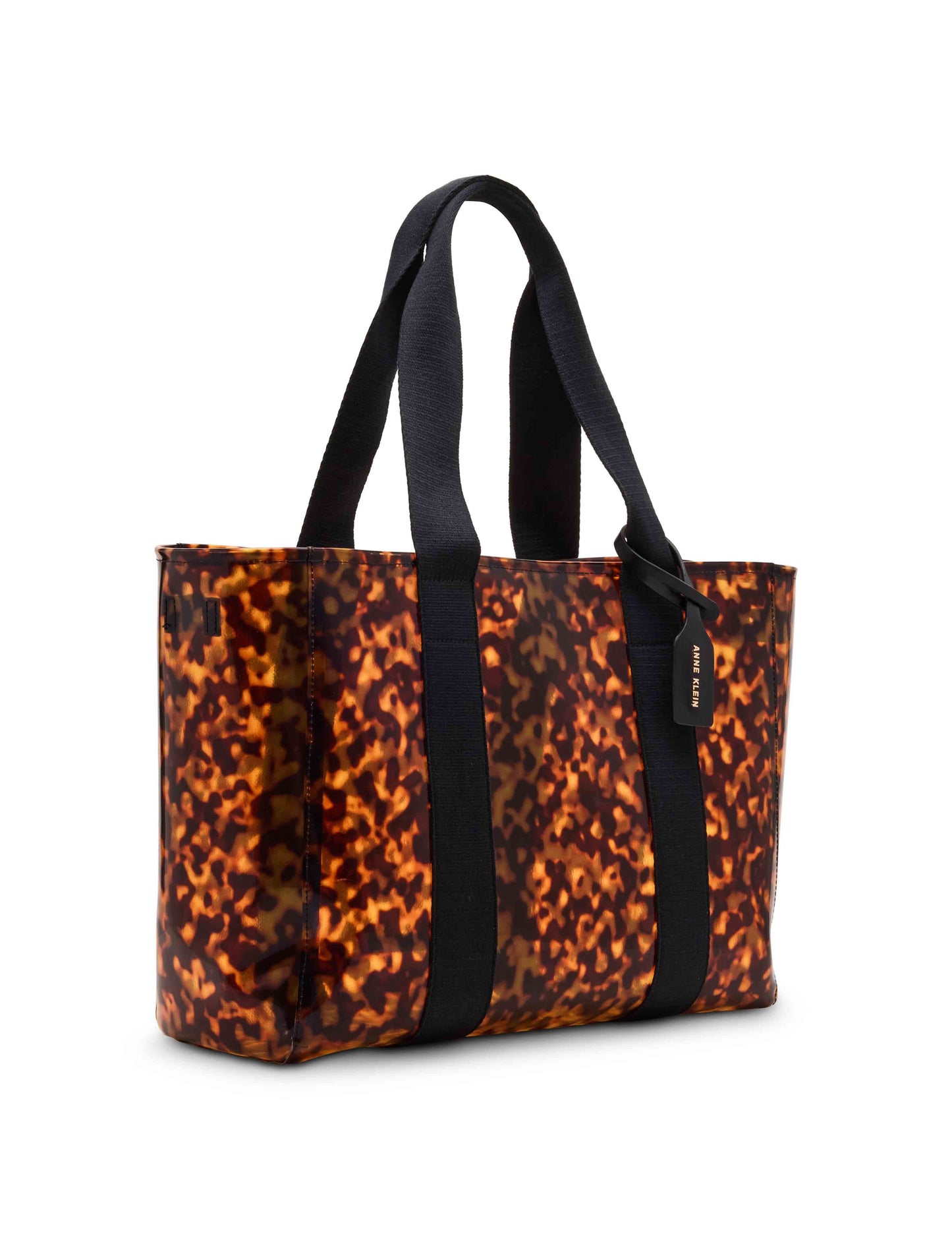 Tortoise Tote with Detachable Center Zip Compartment
