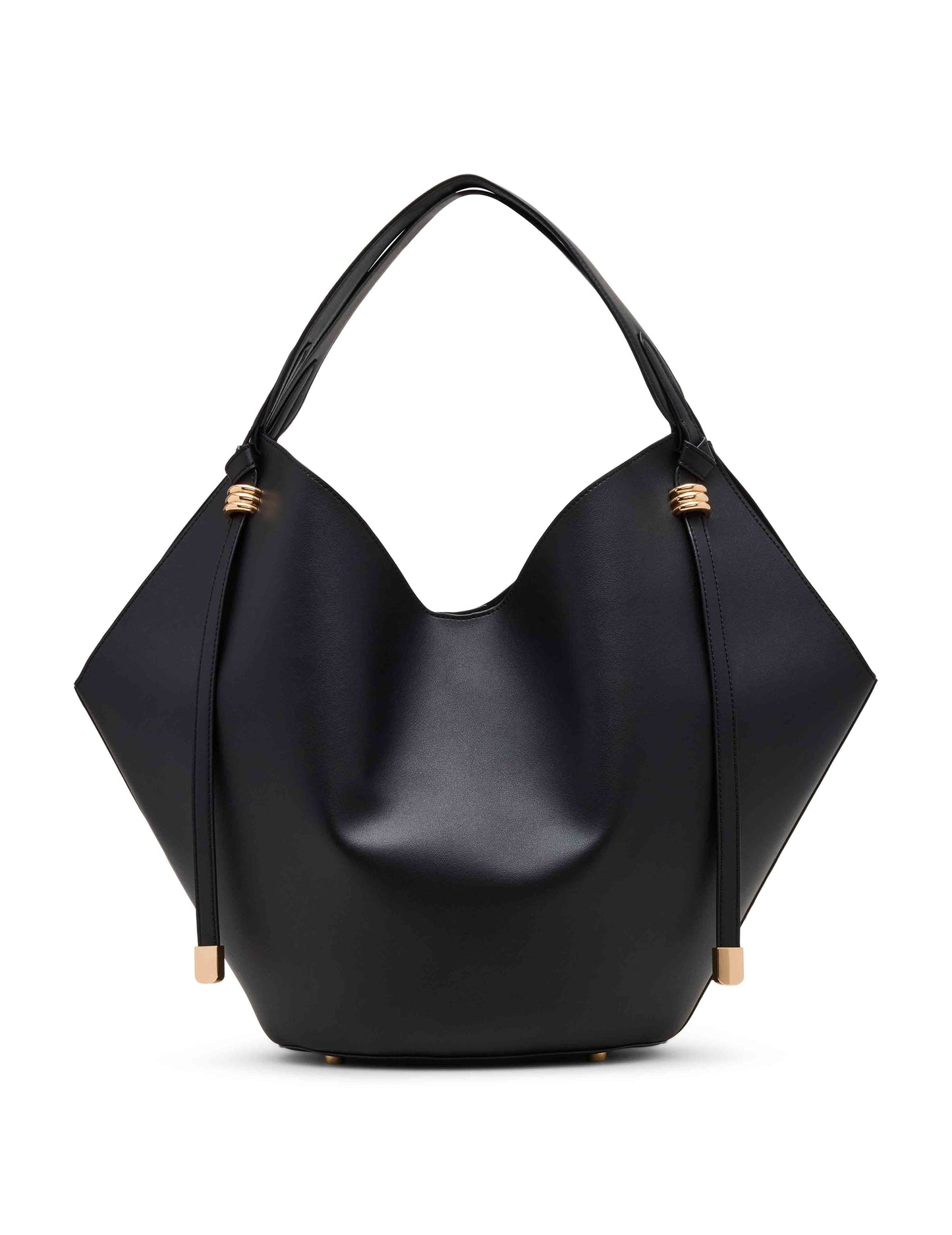 Anne Klein Black Large Hobo Tote with Pouch