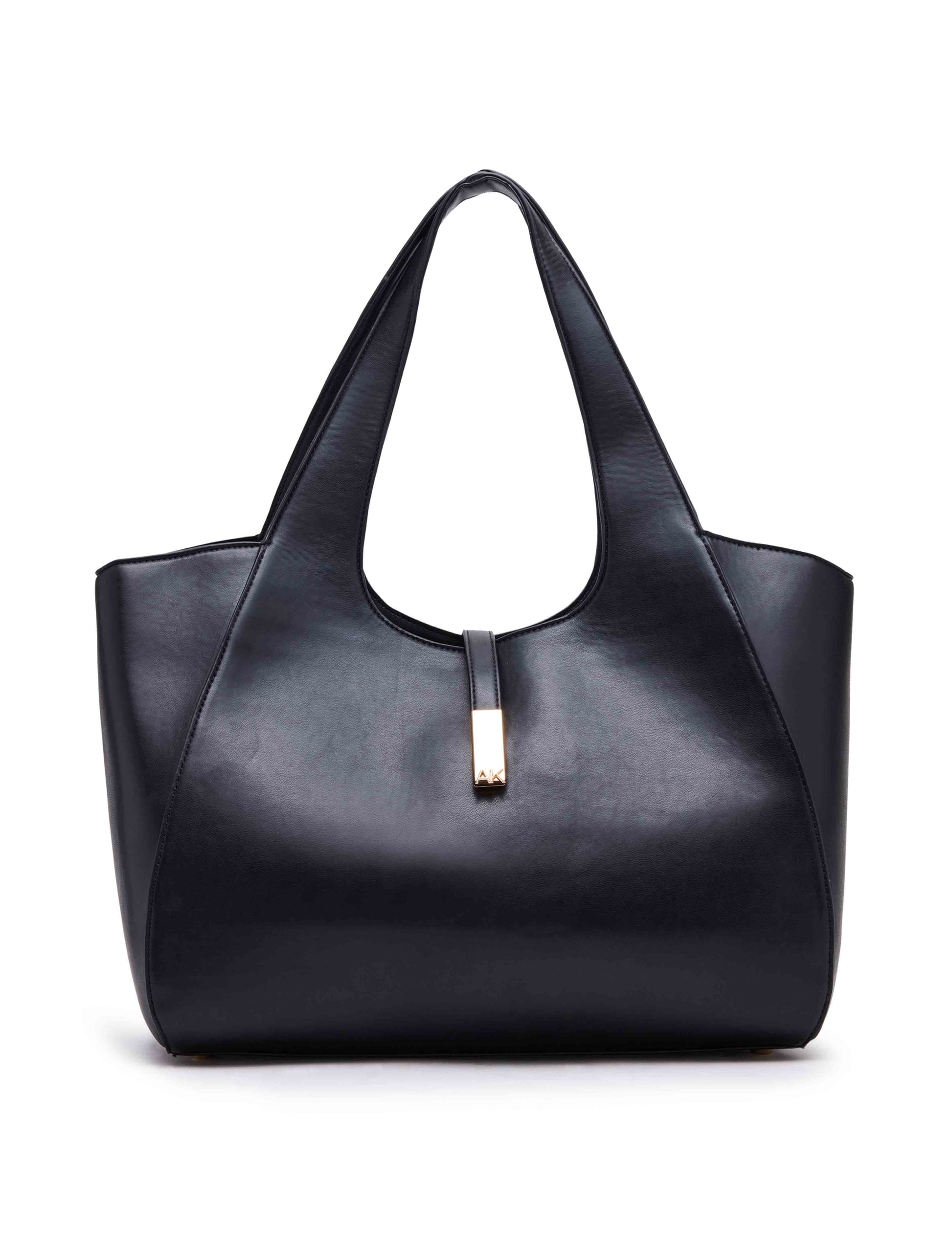 Anne Klein Black Large Tote with Pouch