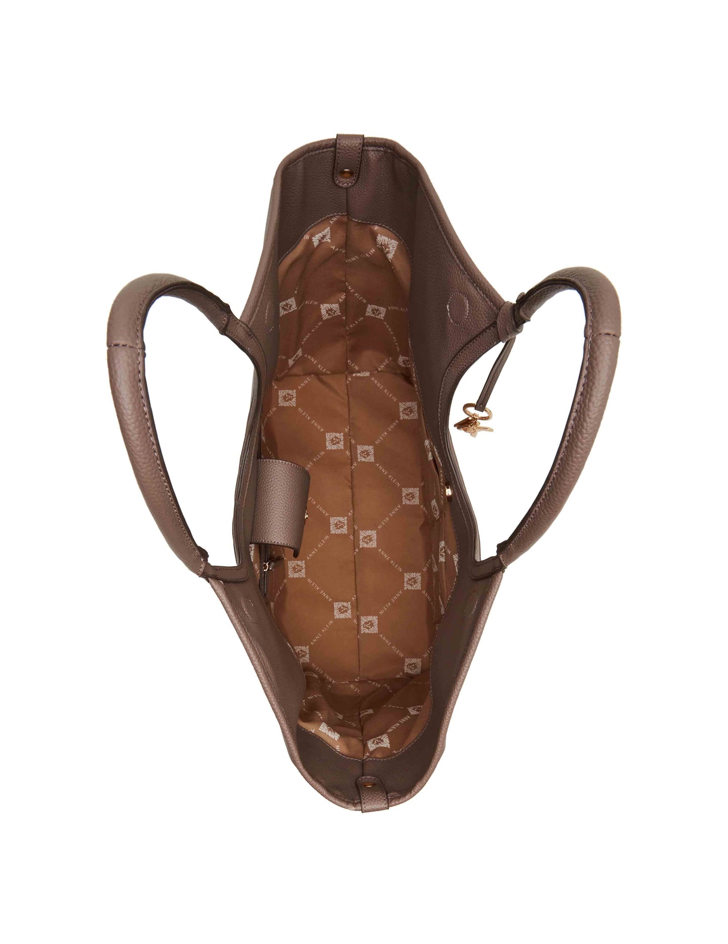 Large Tote with Graphic Tile Lion Logo Pouch