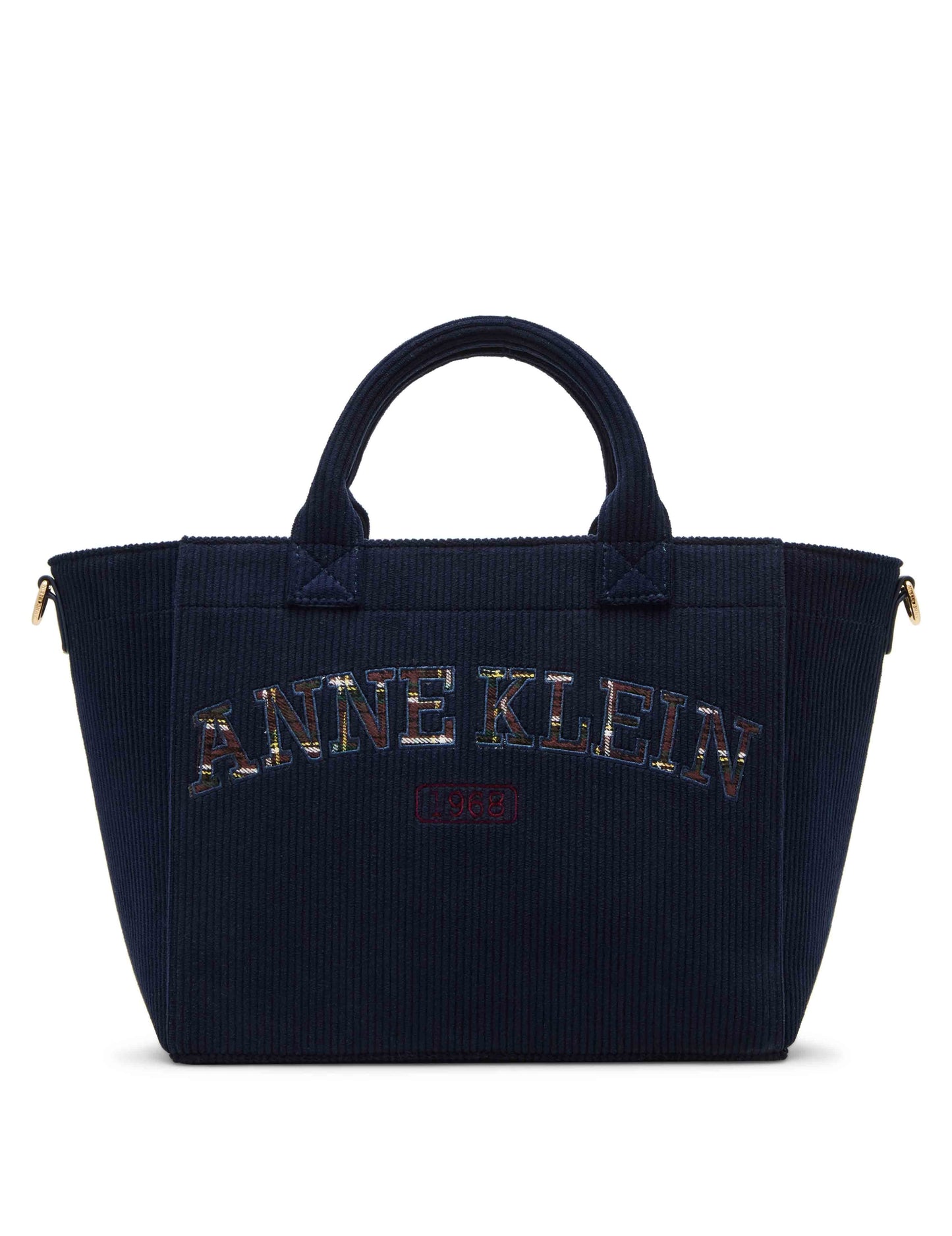 Small Corduroy Tote with Convertible Strap