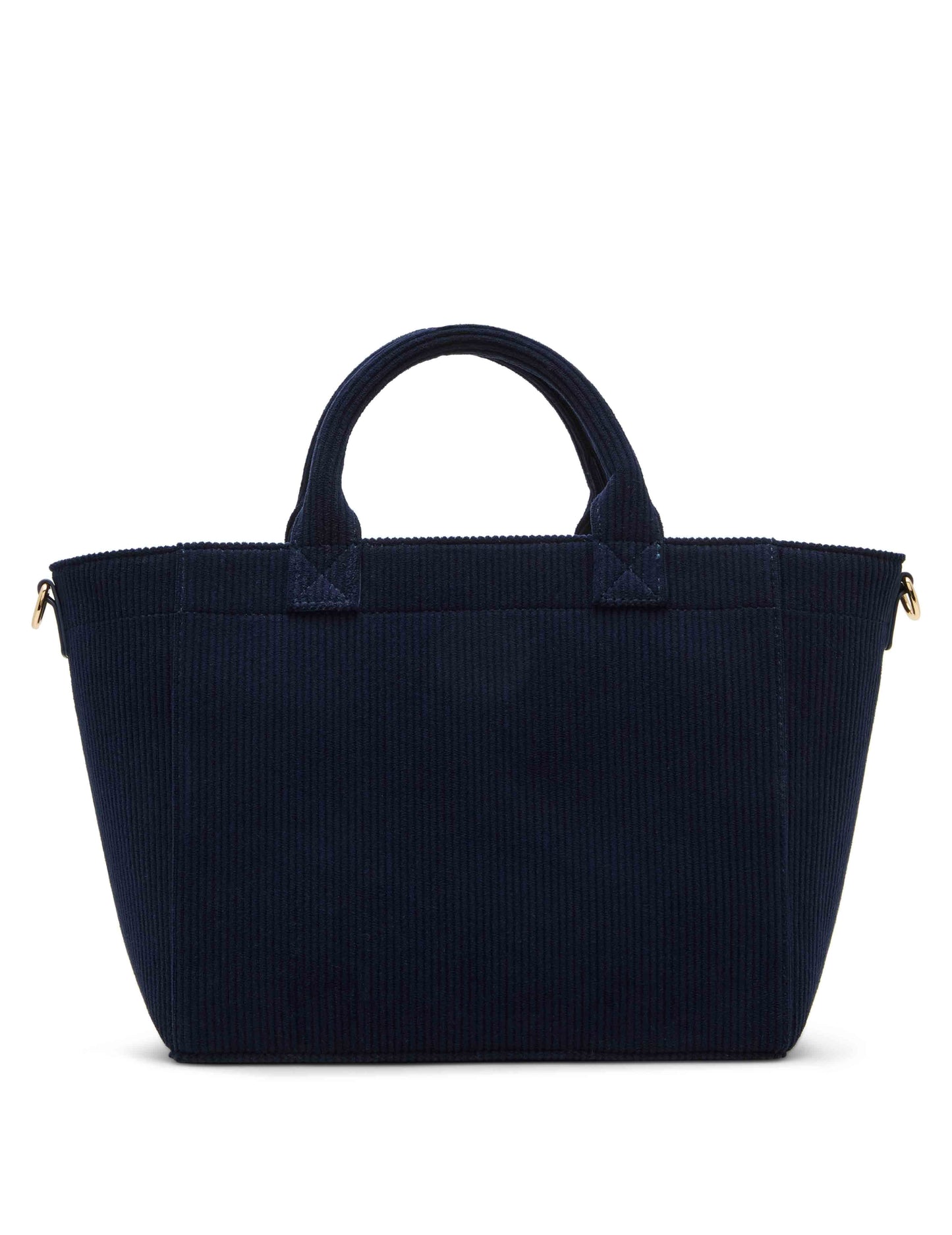 Small Corduroy Tote with Convertible Strap