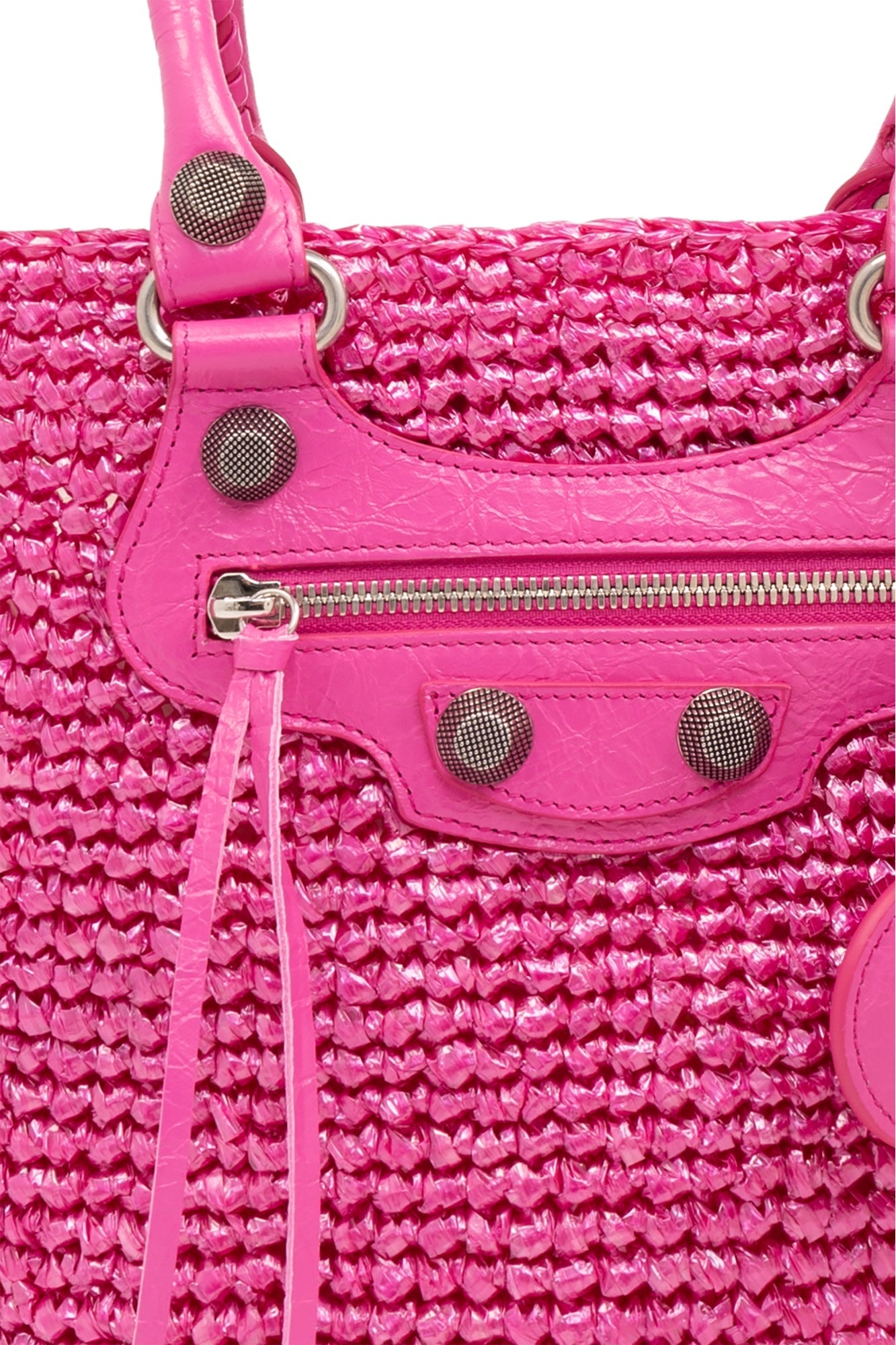 BALENCIAGA LE CAGOLE SMALL PANIER TOTE BAG