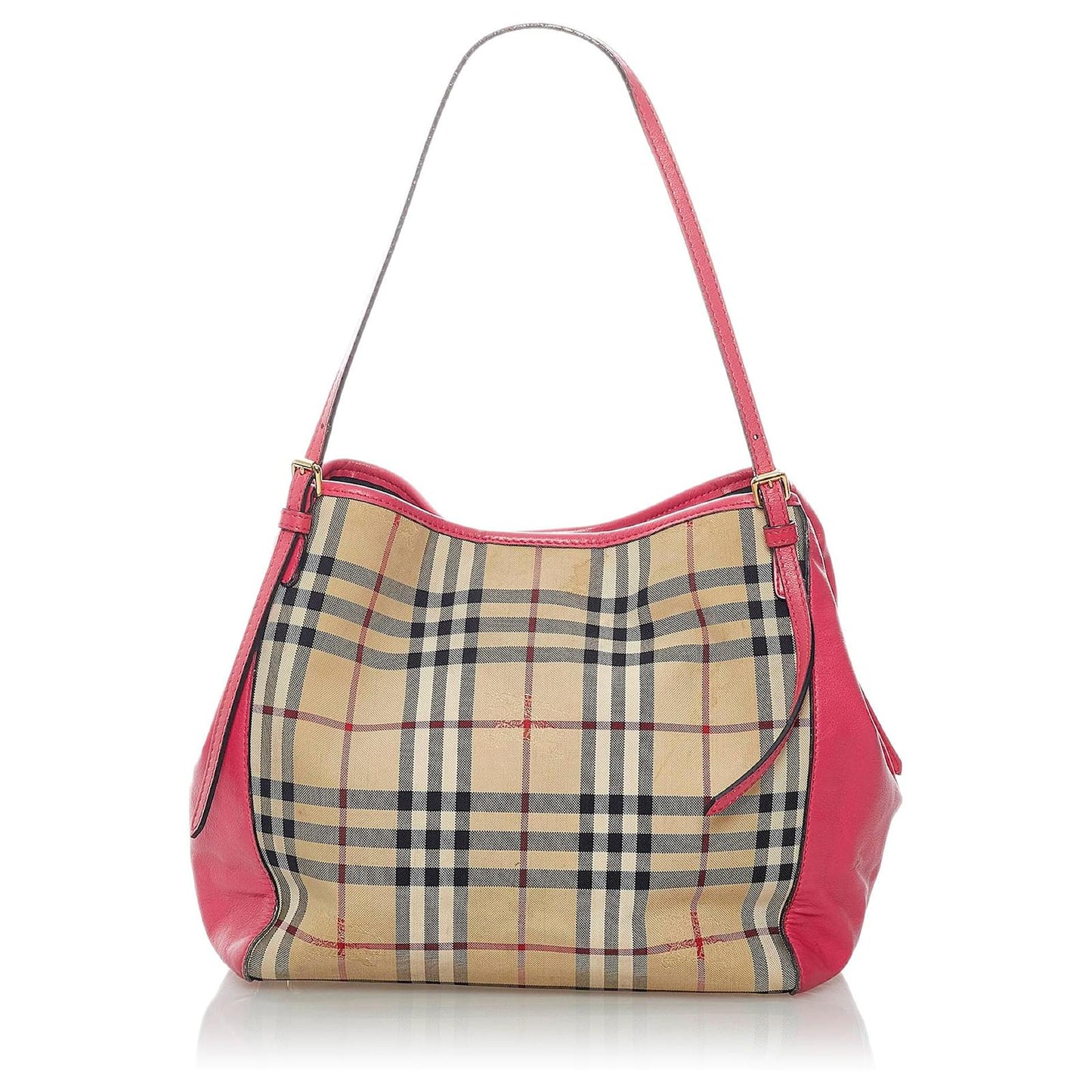 BURBERRY HAYMARKET CHECK CANTERBURY TOTE BAG