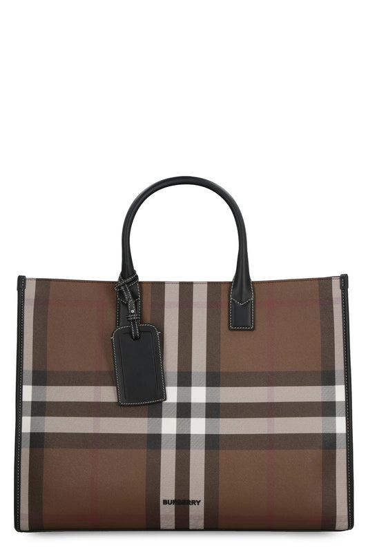 BURBERRY HOUSE CHECK DENNY CHECK TOTE