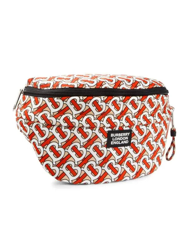 BURBERRY NYLON MONOGRAM CONVERTIBLE VERMILION BUM/ BACKPACK