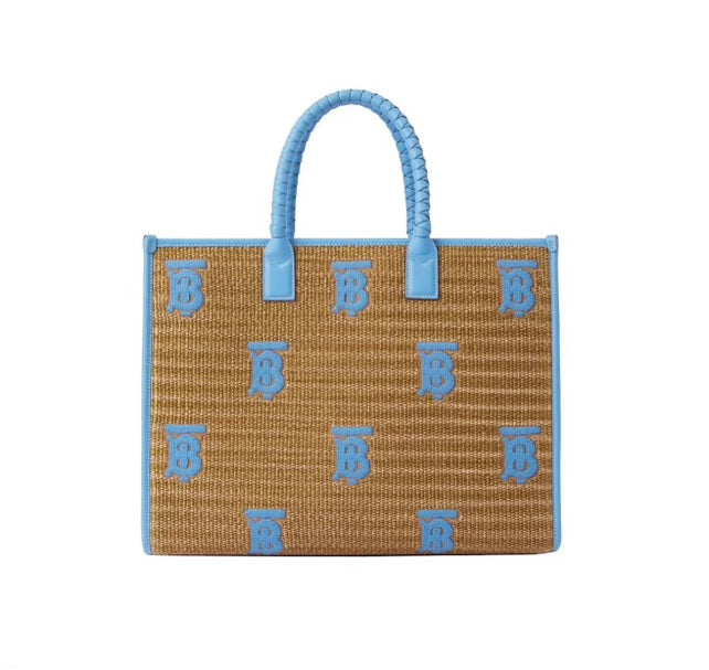 BURBERRY TB MONOGRAM FREYA TOTE BAG