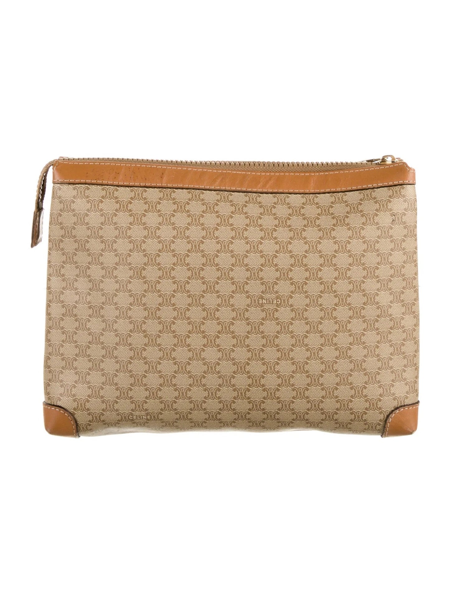 CÉLINE MACADAM CLUTCH/ POUCH