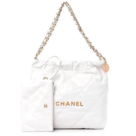 CHANEL CALFSKIN QUILTED SMALL CHANEL 22 HOBO BAG
