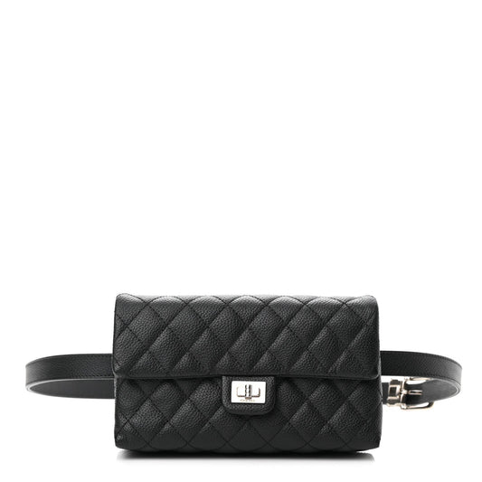 CHANEL QUILTED GRAINED CALFSKIN 2.55 REISSUE BELT CLUTCH BAG