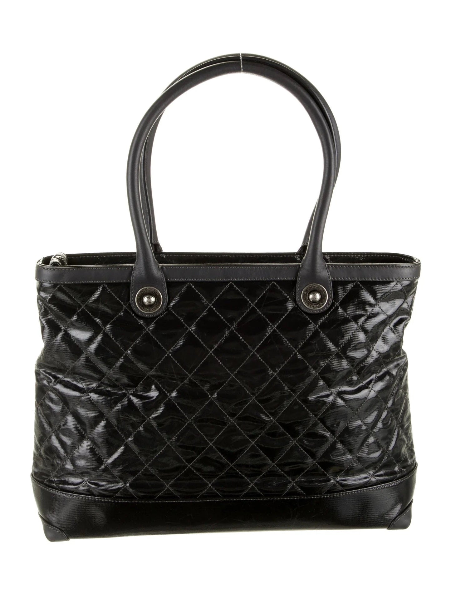 CHANEL CC CHARM QUILTED MEDIUM TOTE BAG