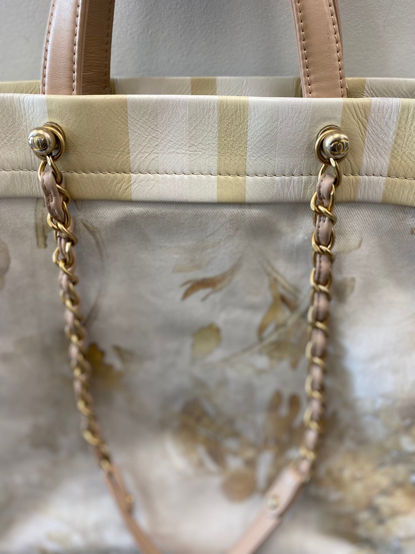 CHANEL CC CAMELLIA TOTE BAG