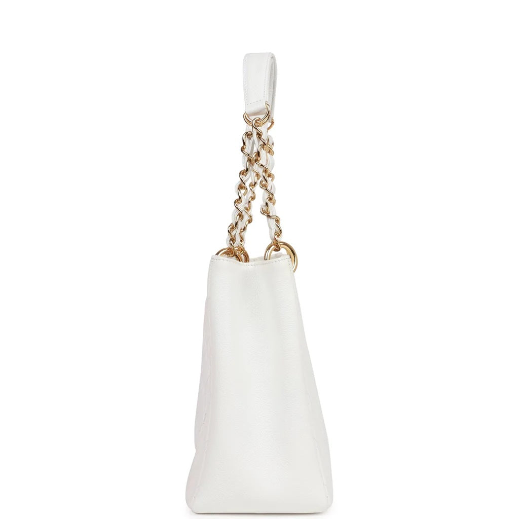 CHANEL CAVIAR QUILTED GRAND SHOPPING GST TOTE BAG