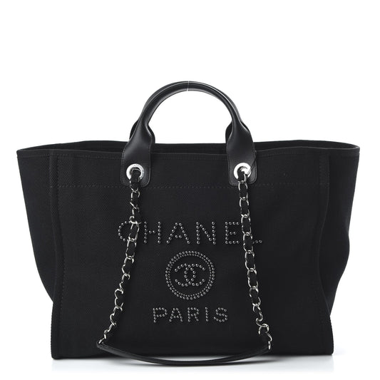 CHANEL PEARL DEAUVILLE MEDIUM TOTE BAG