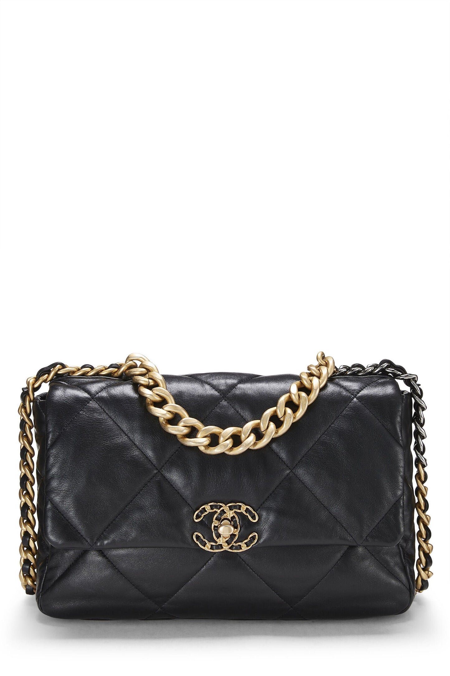 CHANEL 19 QUILTED LAMBSKIN LARGE FLAP BAG