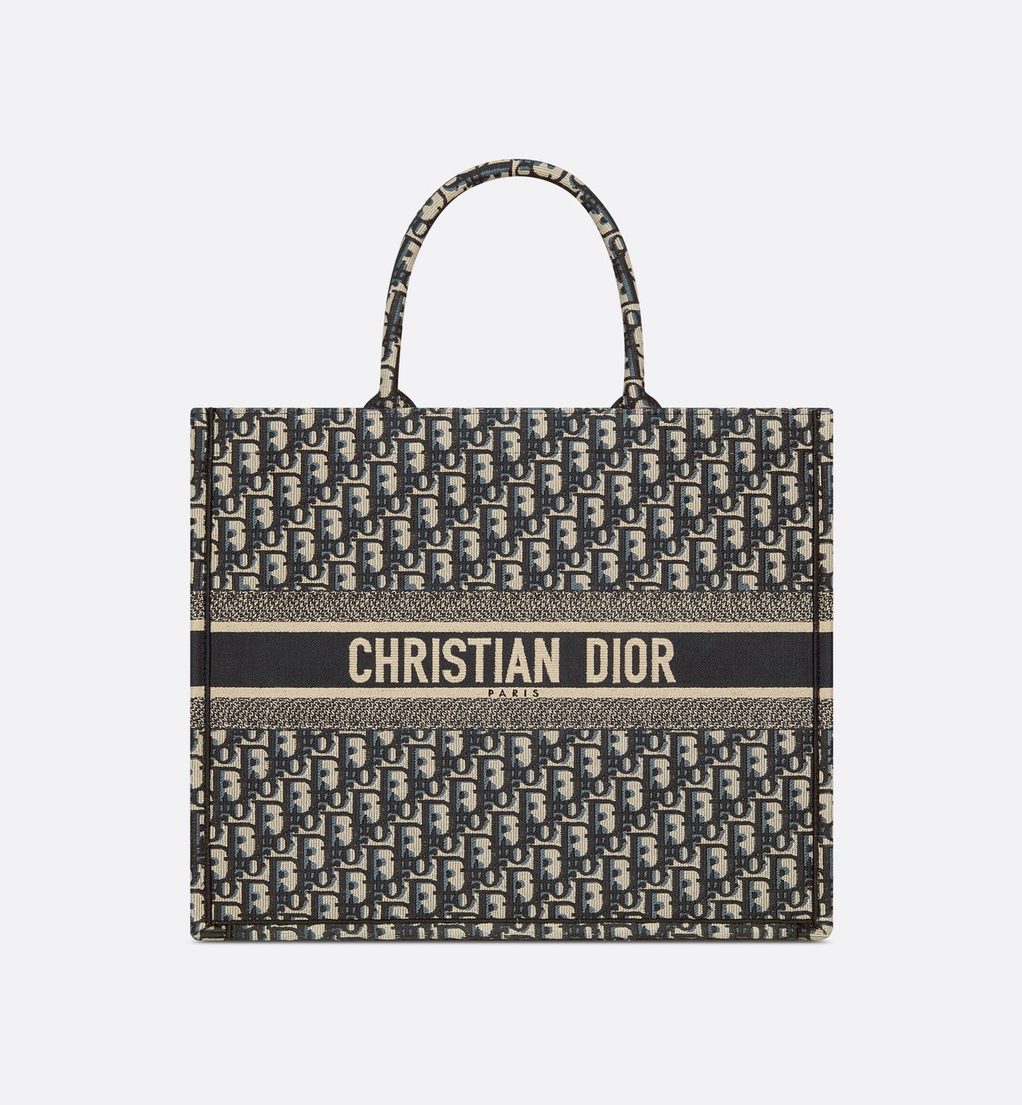 CHRISTIAN DIOR OBLIQUE BOOK MEDIUM TOTE BAG