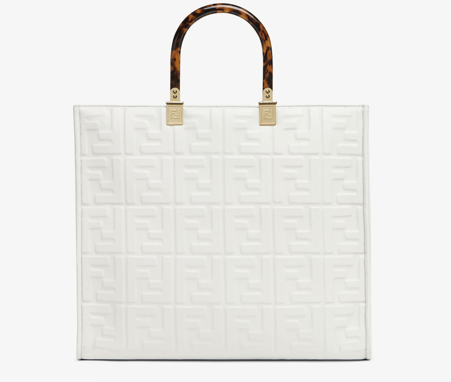FENDI SUNSHINE MEDIUM LEATHER TOTE BAG