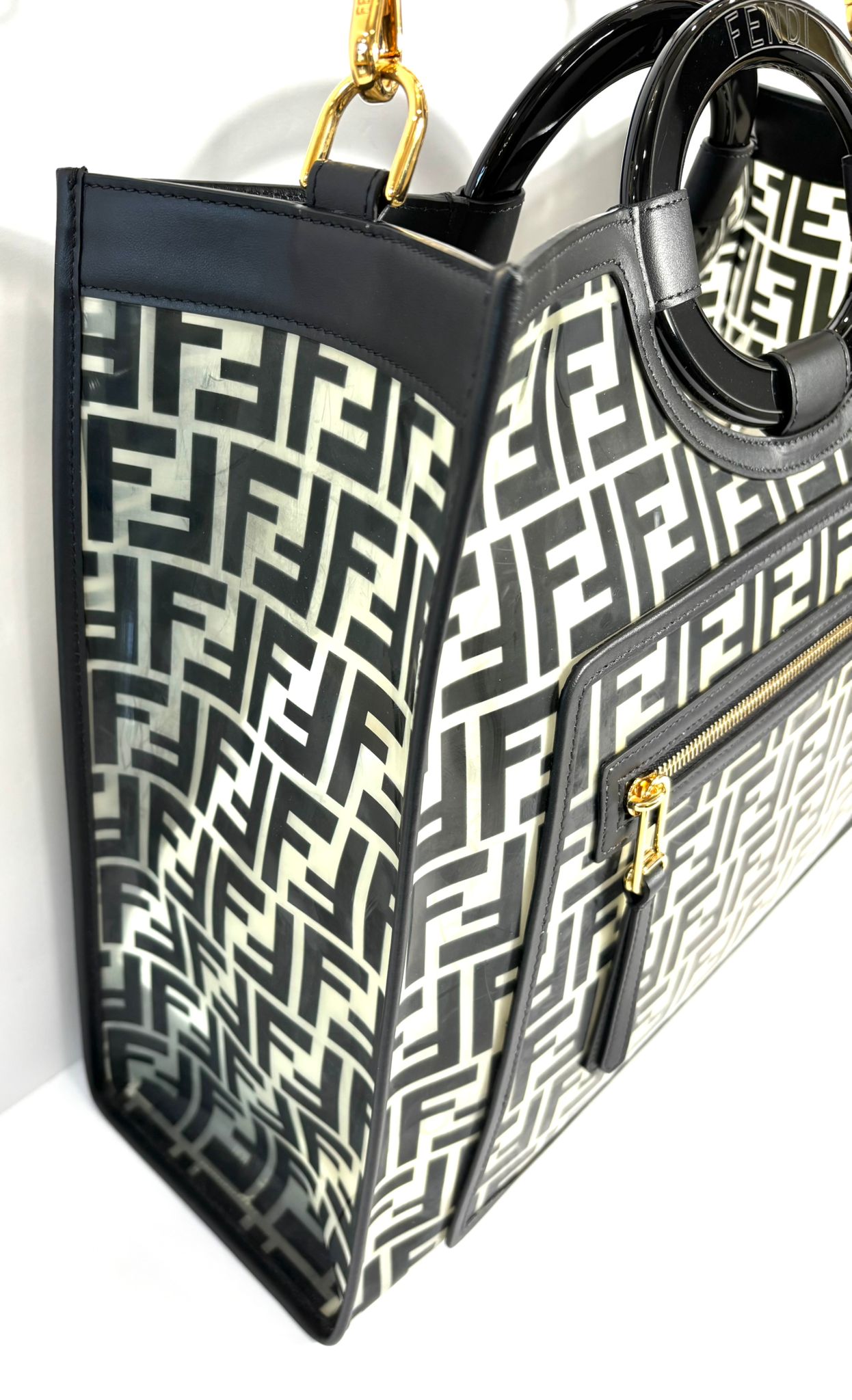 FENDI PVC LARGE RUNWAY TOTE